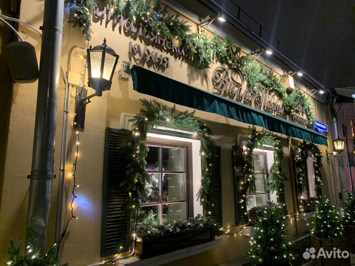 Новогодний декор входной группы