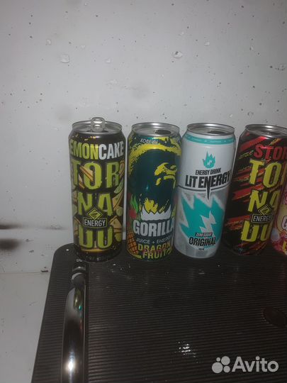 Банки от энергетиков