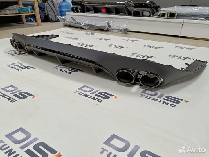 Диффузор + насадки AMG 53 Mercedes C238 E-coupe