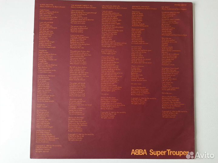 LP abba Super Trouper