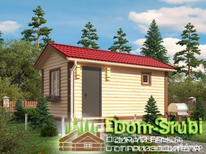 Белоусово-Хорошая надёжная Баня из бруса Б-5 (3х6)