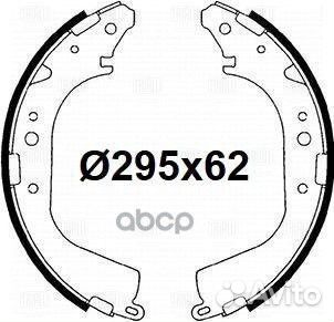 Колодки торм. для а/м Toyota Land Cruiser 80 (8