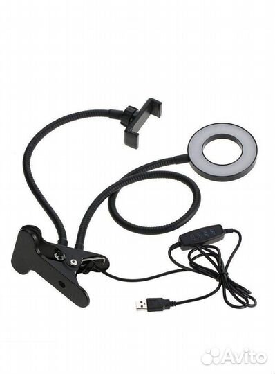 Кольцевая светодиодная лампа для селфи