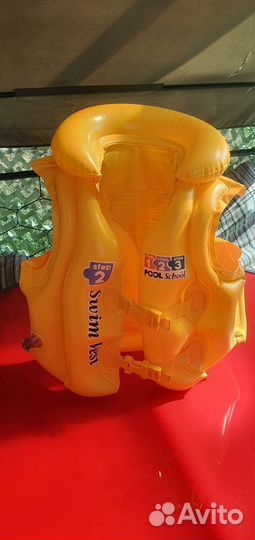 Жилет для плавания intex, круг, нарукавники