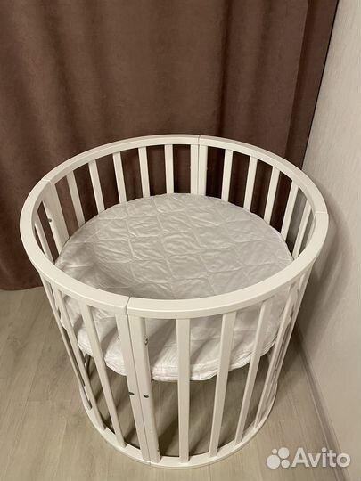 Матрас детский круглый 75х75