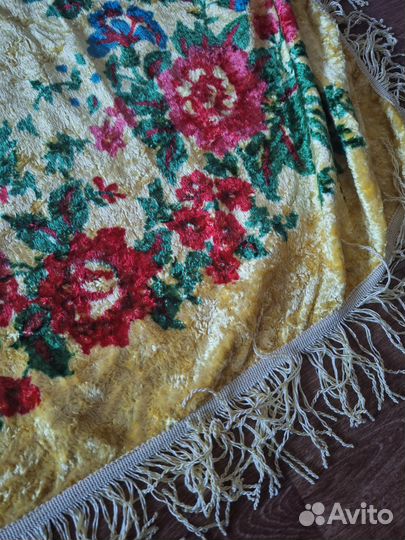 Плюшевая скатерть СССР