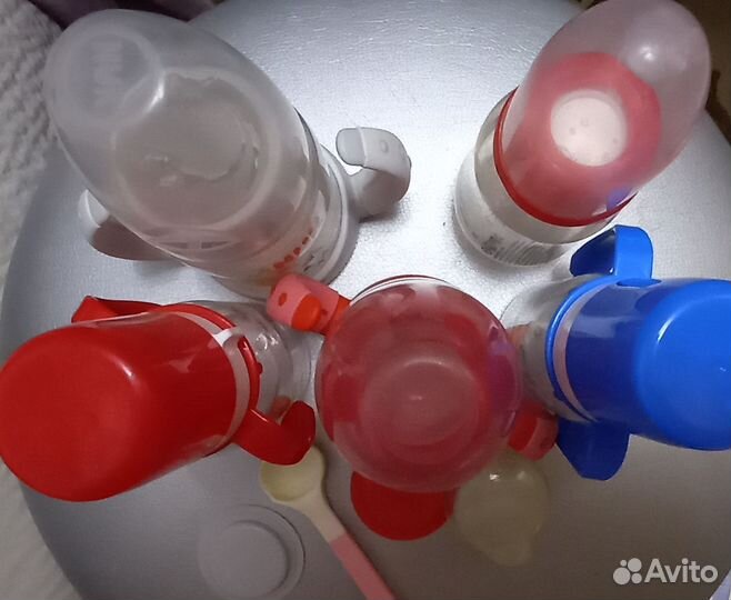 Бутылочки для кормления nuk, canpol, bibi б/у 5 шт