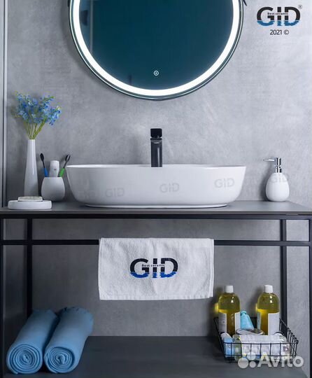 Раковина накладная Gid D1346 61 см