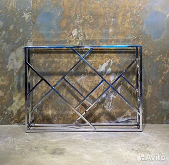 Консоль из нержавеющей стали