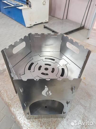 Печь казан-мангал разборный