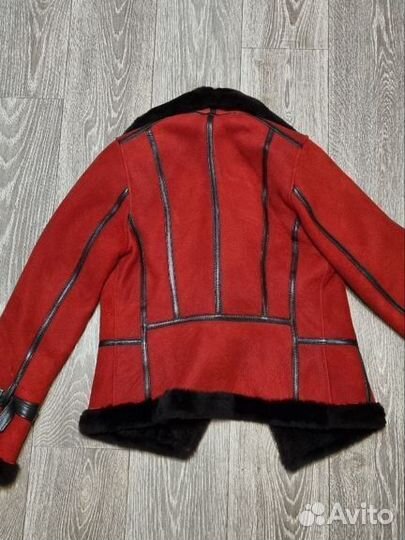 Дубленка натуральная женская короткая 40-42