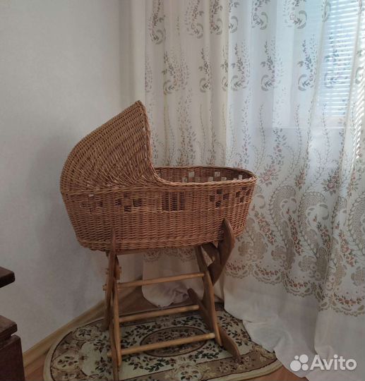 Колыбель / люлька плетеная