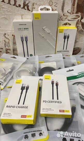 Кабель Ugreen/Baseus usb-a, USB-C, type-c 60w 100w