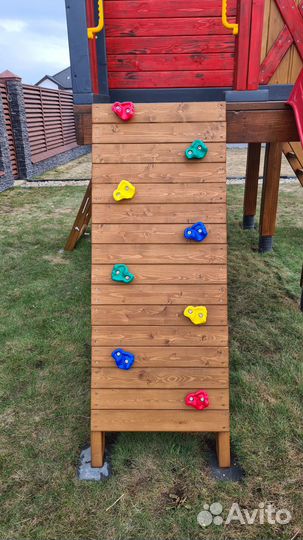 Детская песочница подиум горка