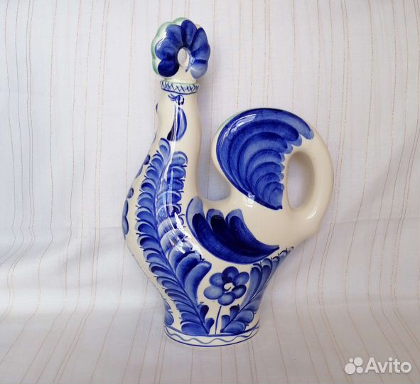 Штоф Петух зик фаянс СССР