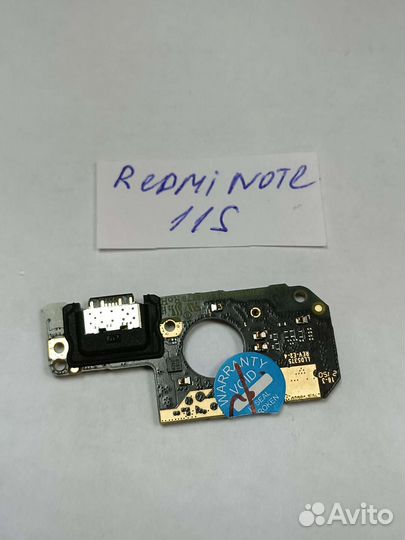 Плата зарядки redmi note 11s оригинал