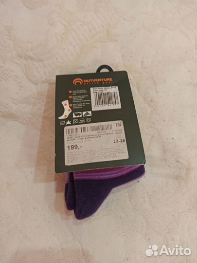 Новые термоноски Outventure, р.23-26