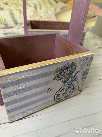 Кашпо деревянные