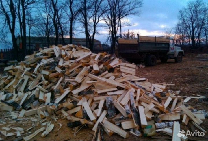 Дрова березовые колотые