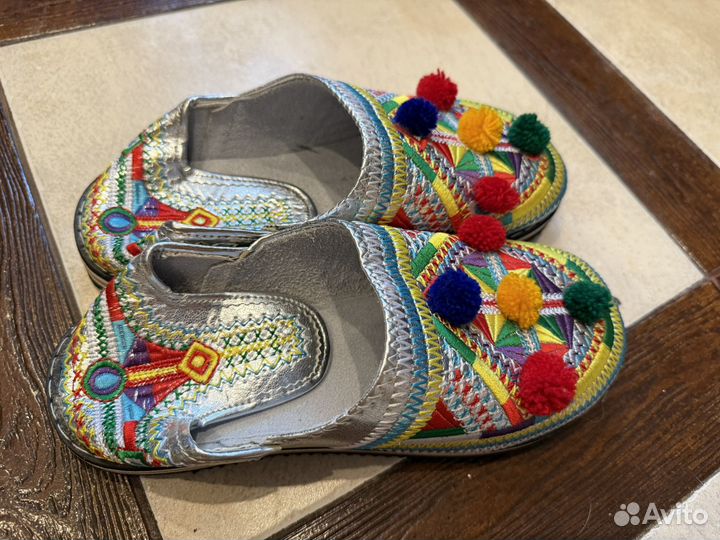 Национальные марокканские тапки (р.37) новые