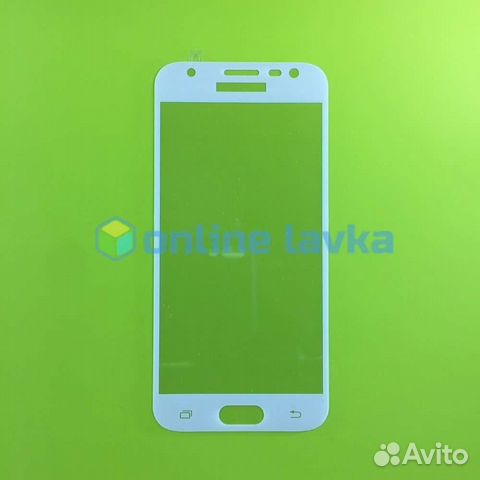 Защитное стекло для Samsung J3 2017 White (установ