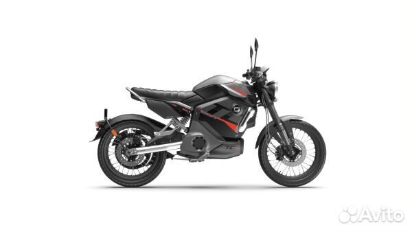 Электромотоцикл super soco TC MAX (Черный-красный)