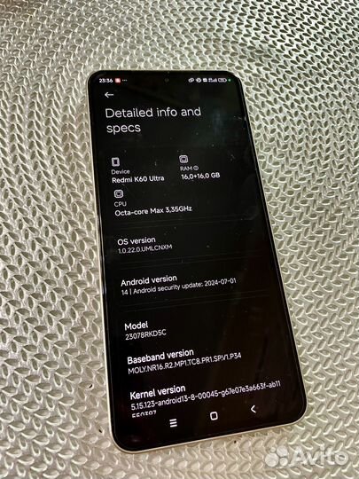 Xiaomi Redmi K60 Ultra, 16/512 ГБ