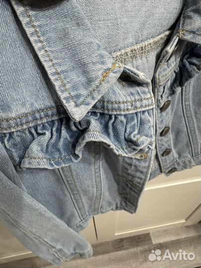 Джинсовая куртка mango kids
