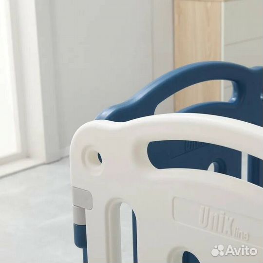 Большой детский игровой манеж с ковриком для дома