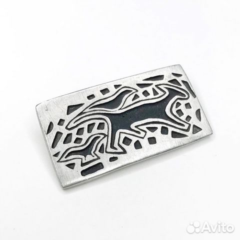 Alice Seely винтажная брошь лиса