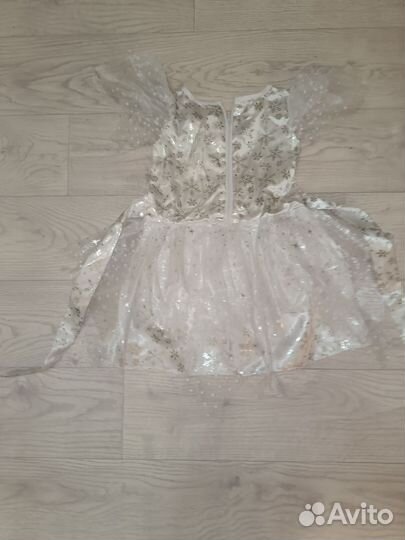 Детское платье снежинка