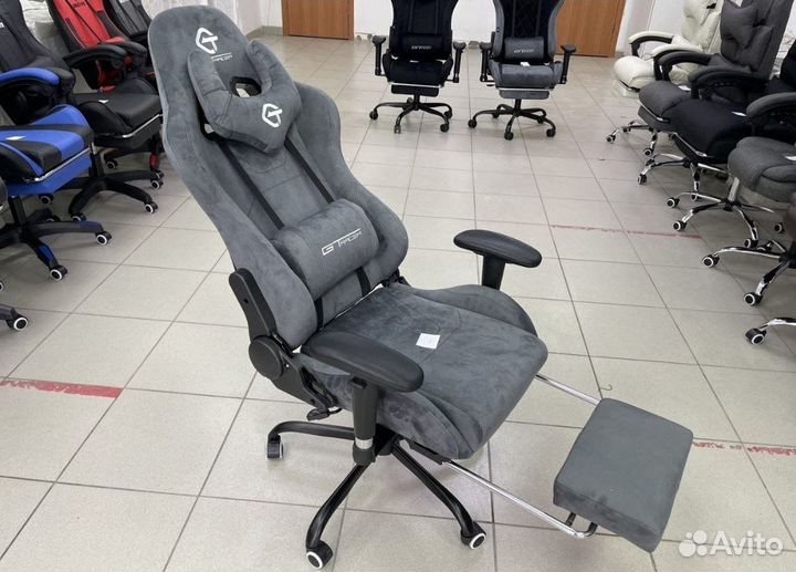 Игровое Компьютерное Кресло, велюр, новое