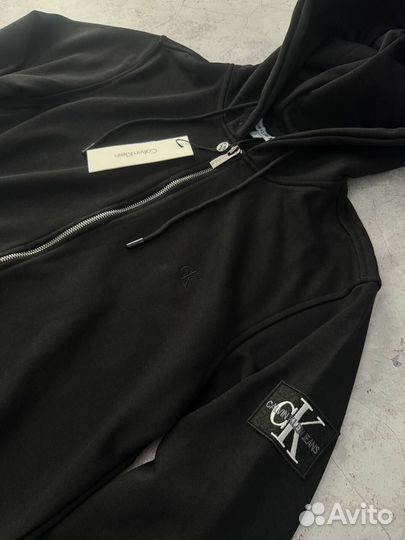 Зип худи Calvin Klein мужской черный