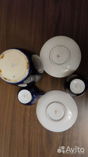 Чайные пары и ваза СССР