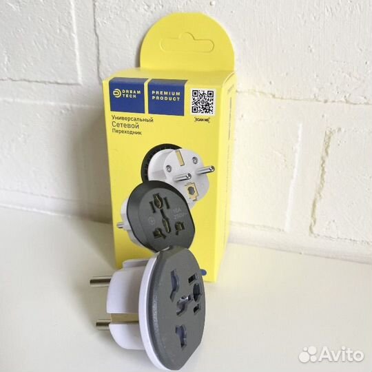 Сетевой адаптер переходник на евровилку новый
