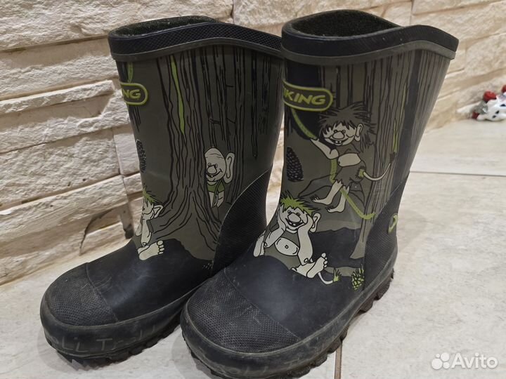 Детские резиновые сапоги 22 размер