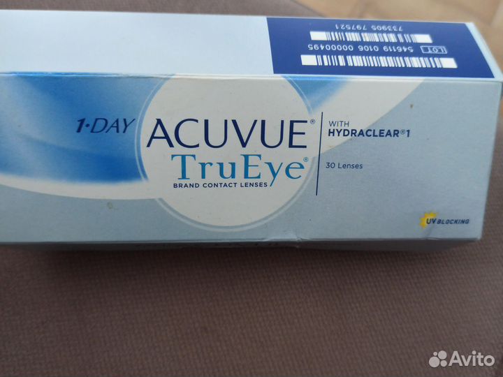 Линзы контактные однодневные acuvue 1-day