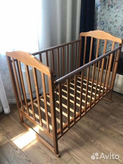 Детская кровать от 0 до 3 лет манеж качалка