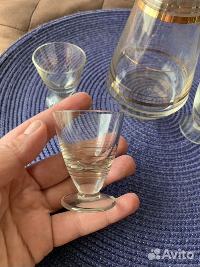 Графин/штоф и рюмки, винтаж, СССР