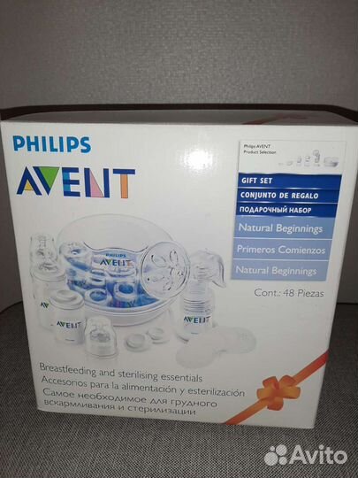 Стерилизатор и молокоотсос для свч Philips Avent
