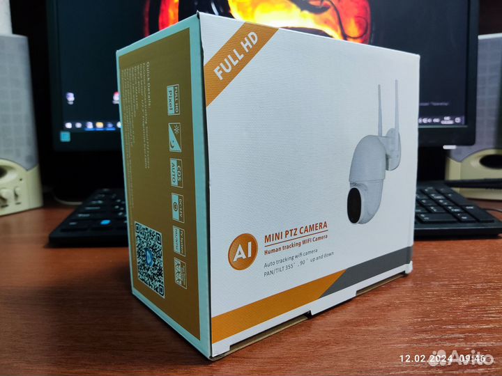 Камера видеонаблюдения поворотная IP 1080P