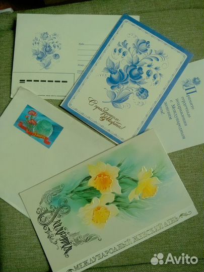8 - Марта открытки СССР