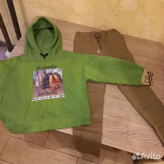 Зимний теплый костюм на девочку