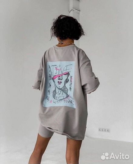 Костюм женский с велосипедками