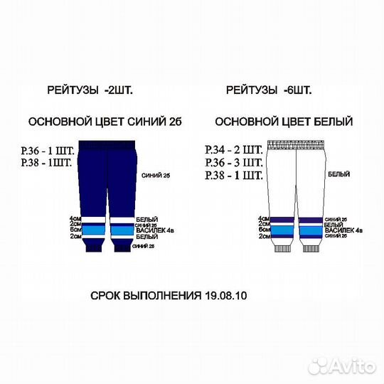 Гамаши, рейтузы плотные, майки произодство