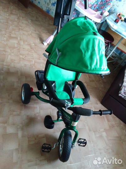 Велосипед коляска с ручкой