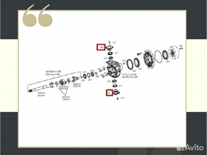 Цапфа поворотного кулака ZF