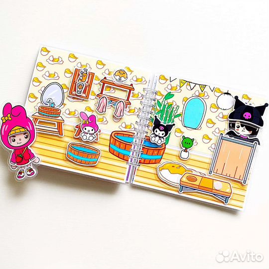 Книжка на липучках Мелоди и Куроми