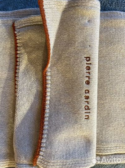 Перчатки и шарф Pierre Cardin бежевый шерсть