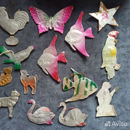 Елочные игрушки СССР одним лотом